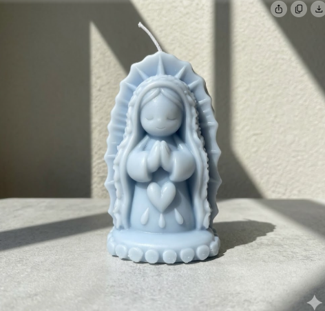 Vela de Pequeña Virgen de Guadalupe